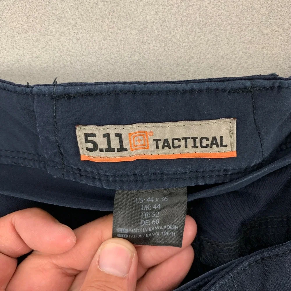 5.11 Tactical Cargo Pants Mens 44x36 (42x32) Navy Blue Utility‎ Trousers 74434